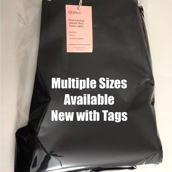 Quince Ultra-Stretch Ponte Bootcut Pants NWT Black Multiple Sizes - Picture 6 of 6